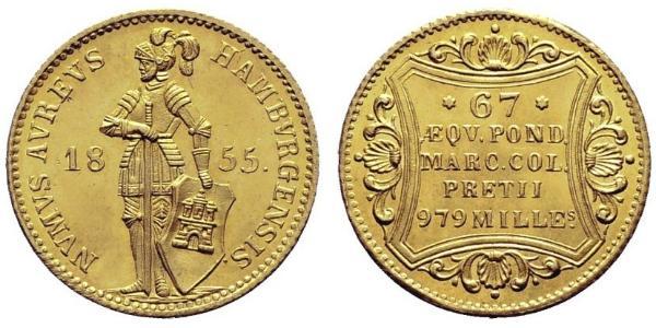 1 Ducat 汉堡 金 