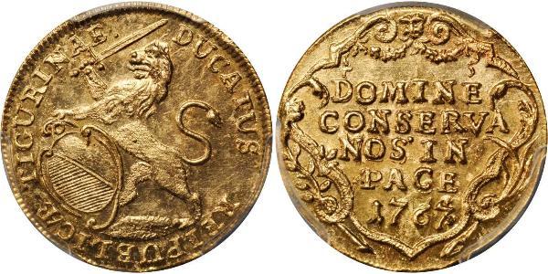 1 Ducat 瑞士 金 
