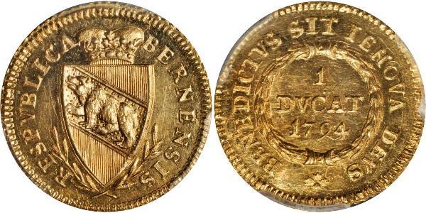 1 Ducat 瑞士 金 