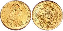 1 Ducat 神圣罗马帝国 (962 - 1806) 金 弗朗茨一世 (神圣罗马帝国) (1708 - 1765)