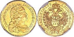 1 Ducat 神圣罗马帝国 (962 - 1806) 金 查理六世 (神圣罗马帝国) (1685 - 1740)