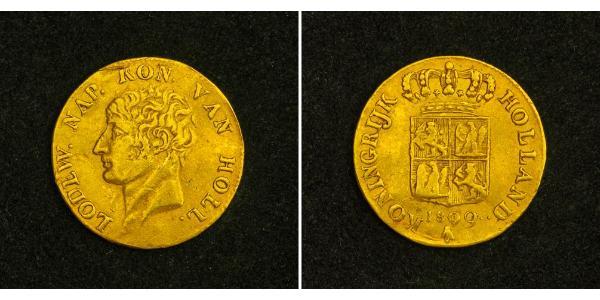 1 Ducat 荷兰王国 (傀儡国) (1806 - 1810) 金 