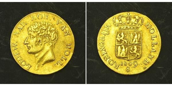 1 Ducat 荷兰王国 (傀儡国) (1806 - 1810) 金 