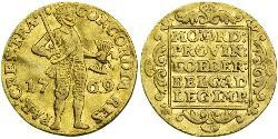 1 Ducat 荷蘭共和國 (1581 - 1795) 金 