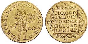 1 Ducat 荷蘭共和國 (1581 - 1795) 金 