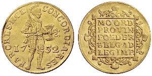 1 Ducat 荷蘭共和國 (1581 - 1795) 金 