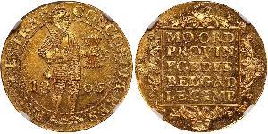 1 Ducat 荷蘭共和國 (1581 - 1795) 金 