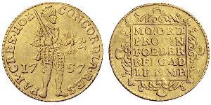 1 Ducat 荷蘭共和國 (1581 - 1795) 金 