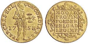 1 Ducat 荷蘭共和國 (1581 - 1795) 金 