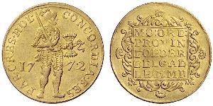 1 Ducat 荷蘭共和國 (1581 - 1795) 金 