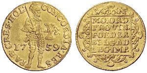 1 Ducat 荷蘭共和國 (1581 - 1795) 金 