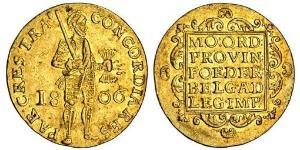 1 Ducat 荷蘭共和國 (1581 - 1795) 金 