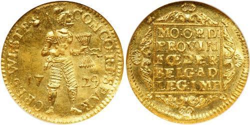 1 Ducat 荷蘭共和國 (1581 - 1795) 金 