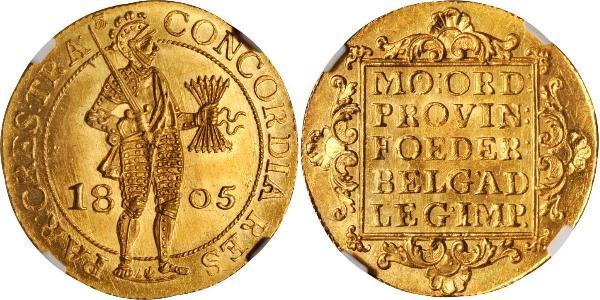 1 Ducat 荷蘭共和國 (1581 - 1795) 金 