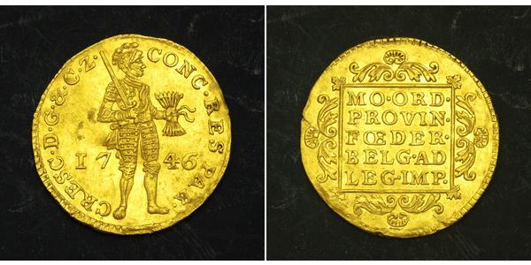 1 Ducat 荷蘭共和國 (1581 - 1795) 金 