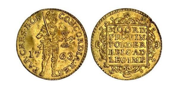 1 Ducat 荷蘭共和國 (1581 - 1795) 金 