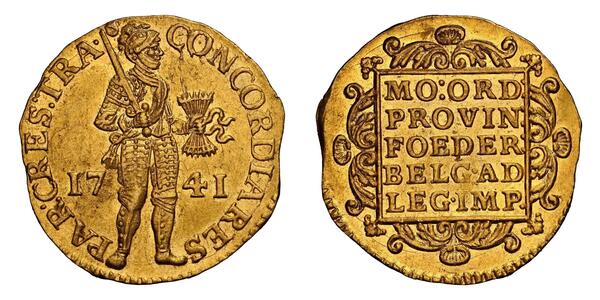1 Ducat 荷蘭共和國 (1581 - 1795) 金 