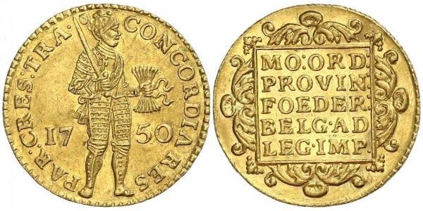1 Ducat 荷蘭共和國 (1581 - 1795) 金 