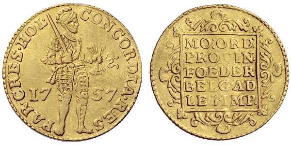 1 Ducat 荷蘭共和國 (1581 - 1795) 金 