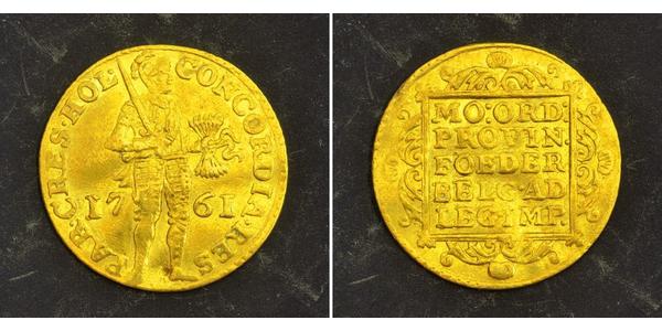 1 Ducat 荷蘭共和國 (1581 - 1795) 金 