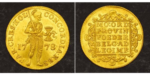 1 Ducat 荷蘭共和國 (1581 - 1795) 金 