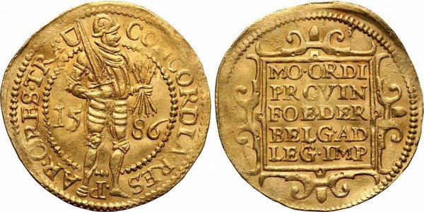 1 Ducat 荷蘭共和國 (1581 - 1795) 金 