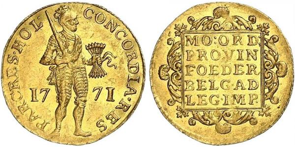 1 Ducat 荷蘭共和國 (1581 - 1795) 金 