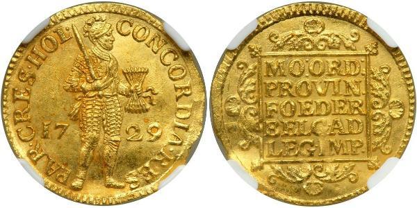 1 Ducat 荷蘭共和國 (1581 - 1795) 金 