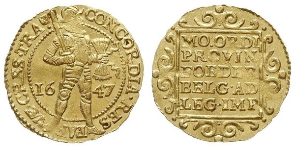 1 Ducat 荷蘭共和國 (1581 - 1795) 金 