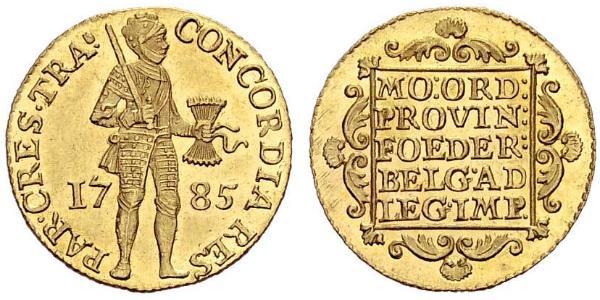 1 Ducat 荷蘭共和國 (1581 - 1795) 金 