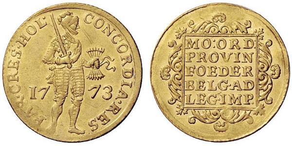 1 Ducat 荷蘭共和國 (1581 - 1795) 金 