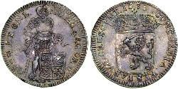 1 Ducat 荷蘭共和國 (1581 - 1795) 銀 
