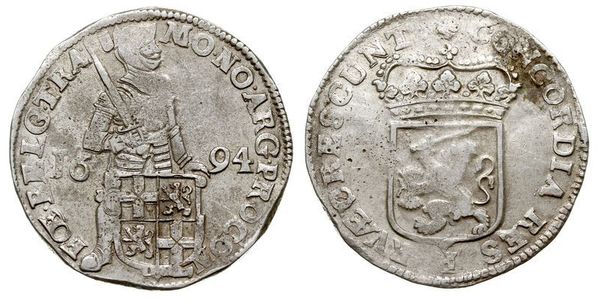1 Ducat 荷蘭共和國 (1581 - 1795) 銀 