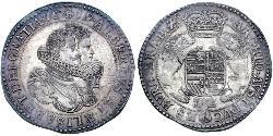 1 Ducaton Provinces-Unies (1581 - 1795) Argent Isabelle Claire Eugénie d