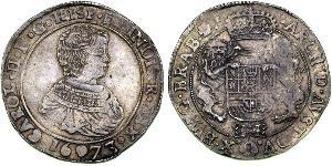 1 Ducaton Repubblica delle Sette Province Unite (1581 - 1795) Argento Carlo II di Spagna (1661-1700)