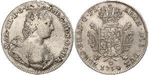 1 Ducaton Países Bajos Austríacos (1713-1795) Plata Maria Theresa of Austria (1717 - 1780)