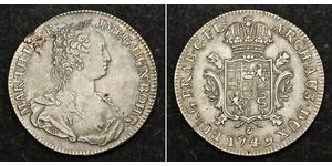 1 Ducaton Países Bajos Austríacos (1713-1795) Plata Maria Theresa of Austria (1717 - 1780)