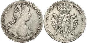 1 Ducaton Países Bajos Austríacos (1713-1795) Plata Maria Theresa of Austria (1717 - 1780)