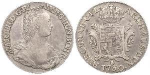 1 Ducaton Países Bajos Austríacos (1713-1795) Plata Maria Theresa of Austria (1717 - 1780)