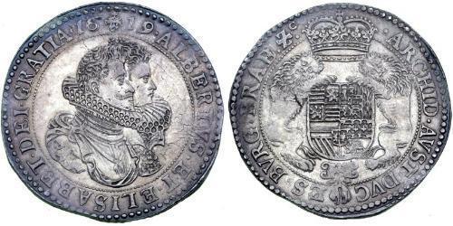 1 Ducaton Provincias Unidas de los Países Bajos (1581 - 1795) Plata Alberto de Austria (1559 - 1621) / Isabel Clara Eugenia (1566 -1633)