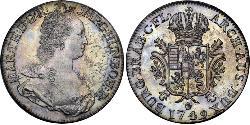 1 Ducaton Австрийские Нидерланды (1713-1795) Серебро Maria Theresa of Austria (1717 - 1780)