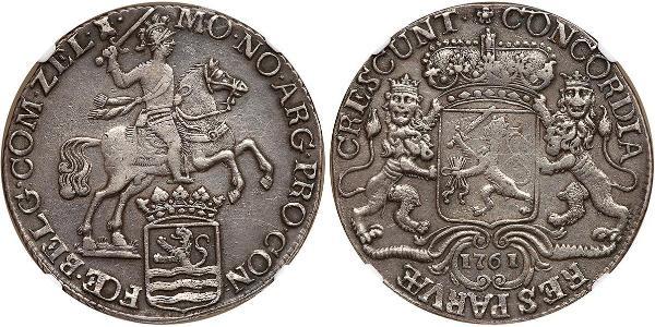 1 Ducaton Республика Соединённых провинций (1581 - 1795) Серебро 