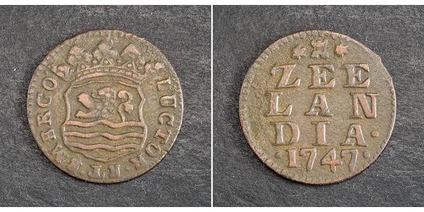 1 Duit Países Bajos Cobre 