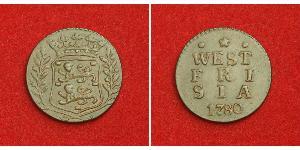 1 Duit Provincias Unidas de los Países Bajos (1581 - 1795) Cobre 