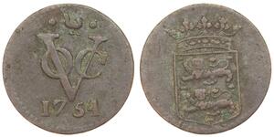 1 Duit Netherlands Copper 
