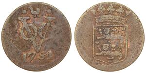 1 Duit Netherlands Copper 