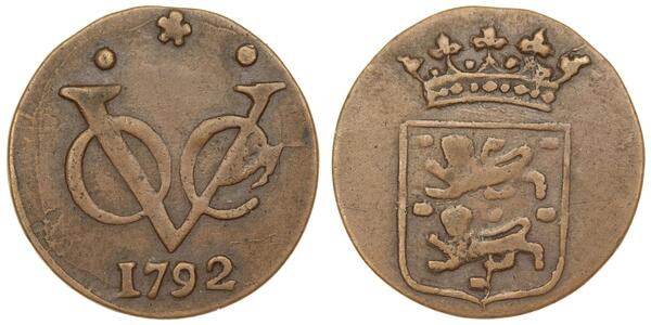 1 Duit Netherlands Copper 