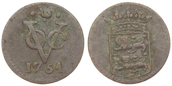 1 Duit Netherlands Copper 