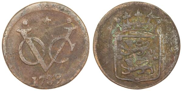 1 Duit Netherlands Copper 