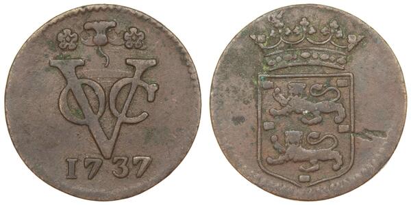 1 Duit Netherlands Copper 